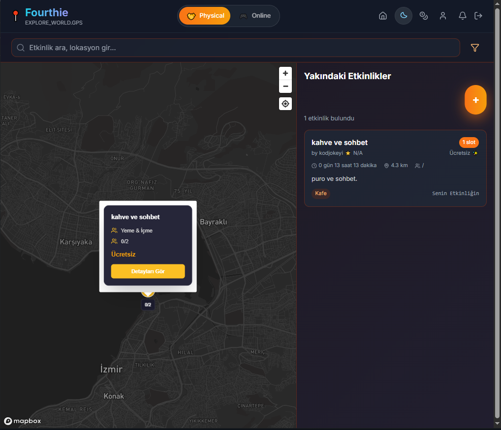 Create physical or online events with ease using Fourthie's intuitive interface